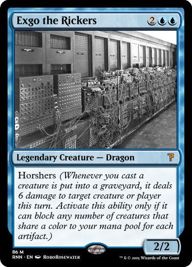 Illustration for article titled A Neural Network Designs Magic: the Gathering Cards, and It's Hilarious